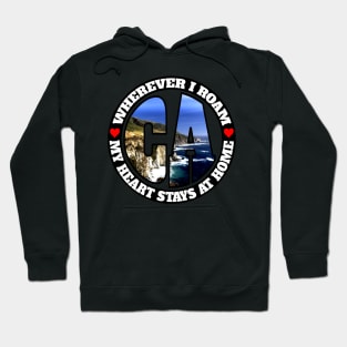 Heart Stays Home - California Hoodie